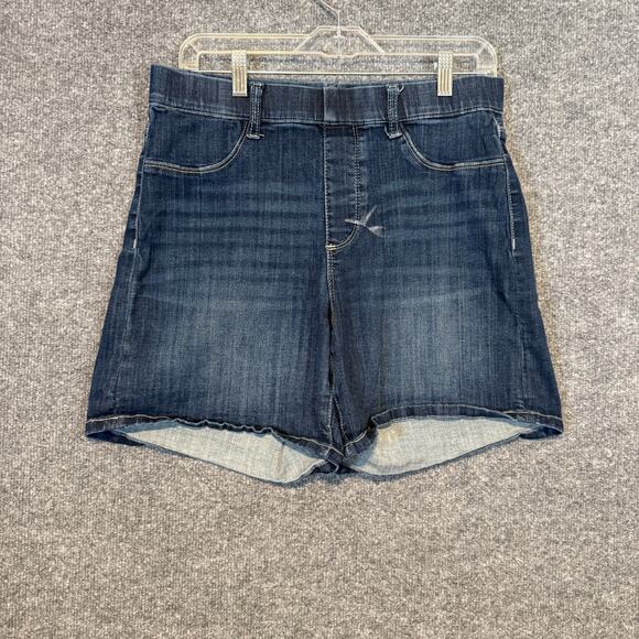 Judy Blue Shorts Womens XL Blue Jean Denim Pull On Shorts Stretch - Picture 2 of 10